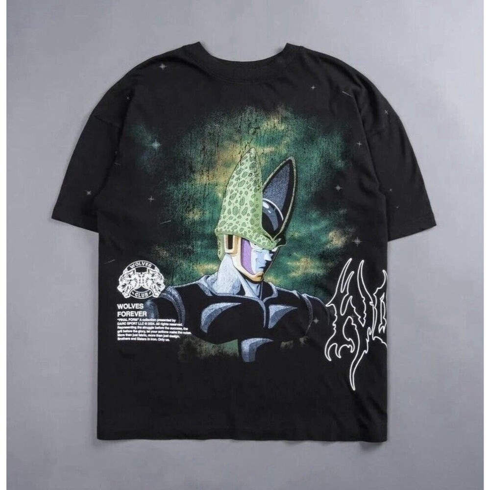 Darc Sport x Dragon Ball Z Cell Energy Premium Tee Side By Side Men’s M NWOT